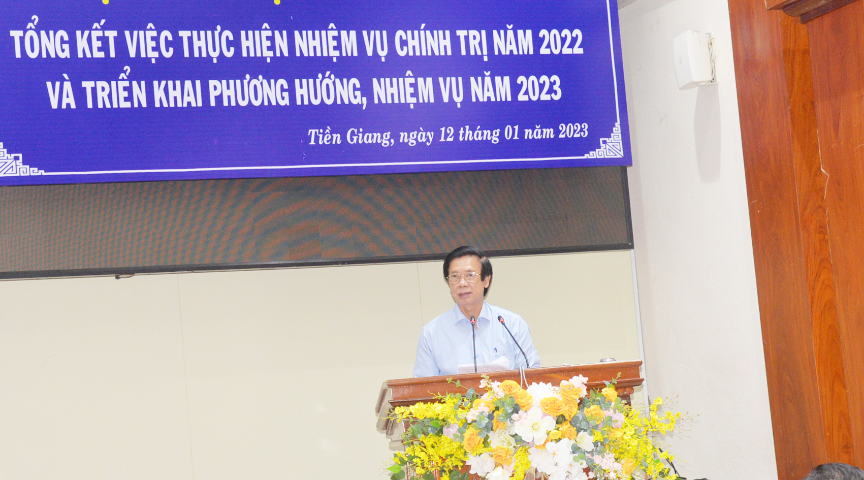 Đồng chí Nguyễn Văn Danh chỉ đạo những nội dung cần thực hiện trong năm 2023