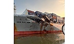Hai tàu chở container va chạm tại Cần Giờ, nhiều hàng hóa hư hỏng