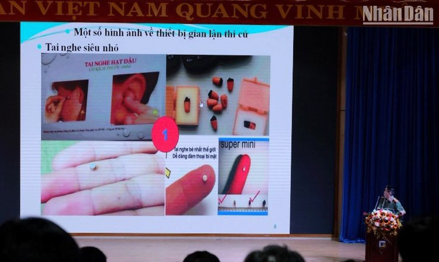 Lưu ý đặc biệt các thiết bị hiện đại dùng để gian lận trong kỳ thi.