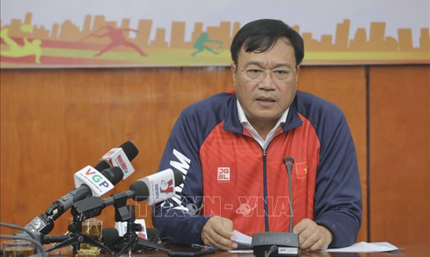 Ông Đặng Hà Việt, Tổng cục trưởng Tổng cục TDTT phát biểu. Ảnh: Minh Quyết/TTXVN