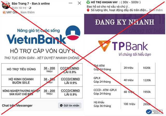 Nhiều thủ đoạn mạo mạo danh ngân hàng để dẫn dụ người bị hại sập bẫy lừa đảo.