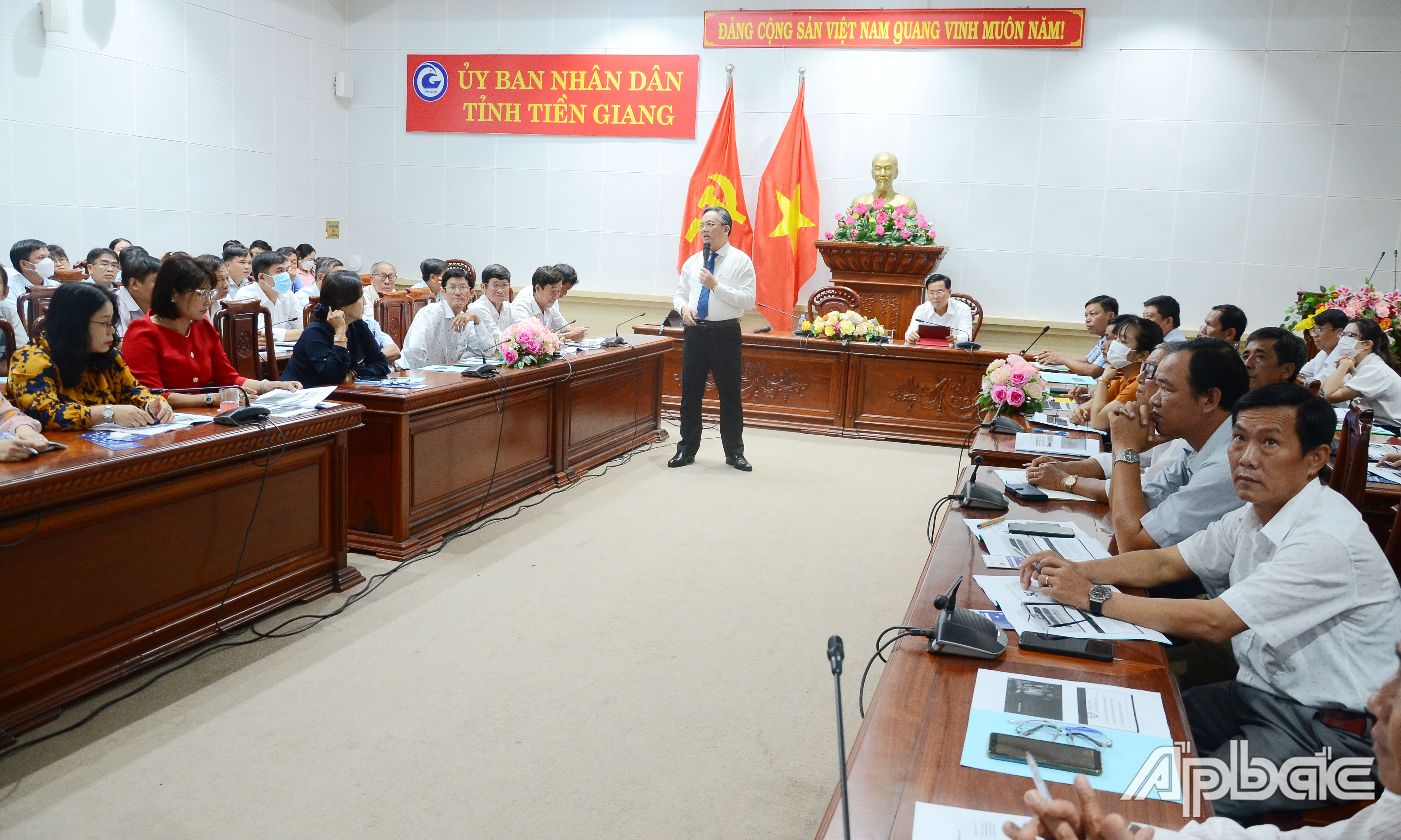 Quang cảnh lớp tập huấn.