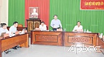 Đoàn kiểm tra của Bộ Chính trị làm việc với Huyện ủy Chợ Gạo