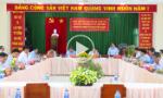 Đoàn kiểm tra của Bộ Chính trị làm việc với Đảng ủy xã Long Bình và Huyện ủy Chợ Gạo
