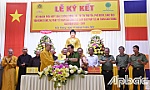Tiền Giang: Phối hợp tuyên truyền, vận động tăng, ni, phật tử tham gia bảo đảm trật tự, an toàn giao thông