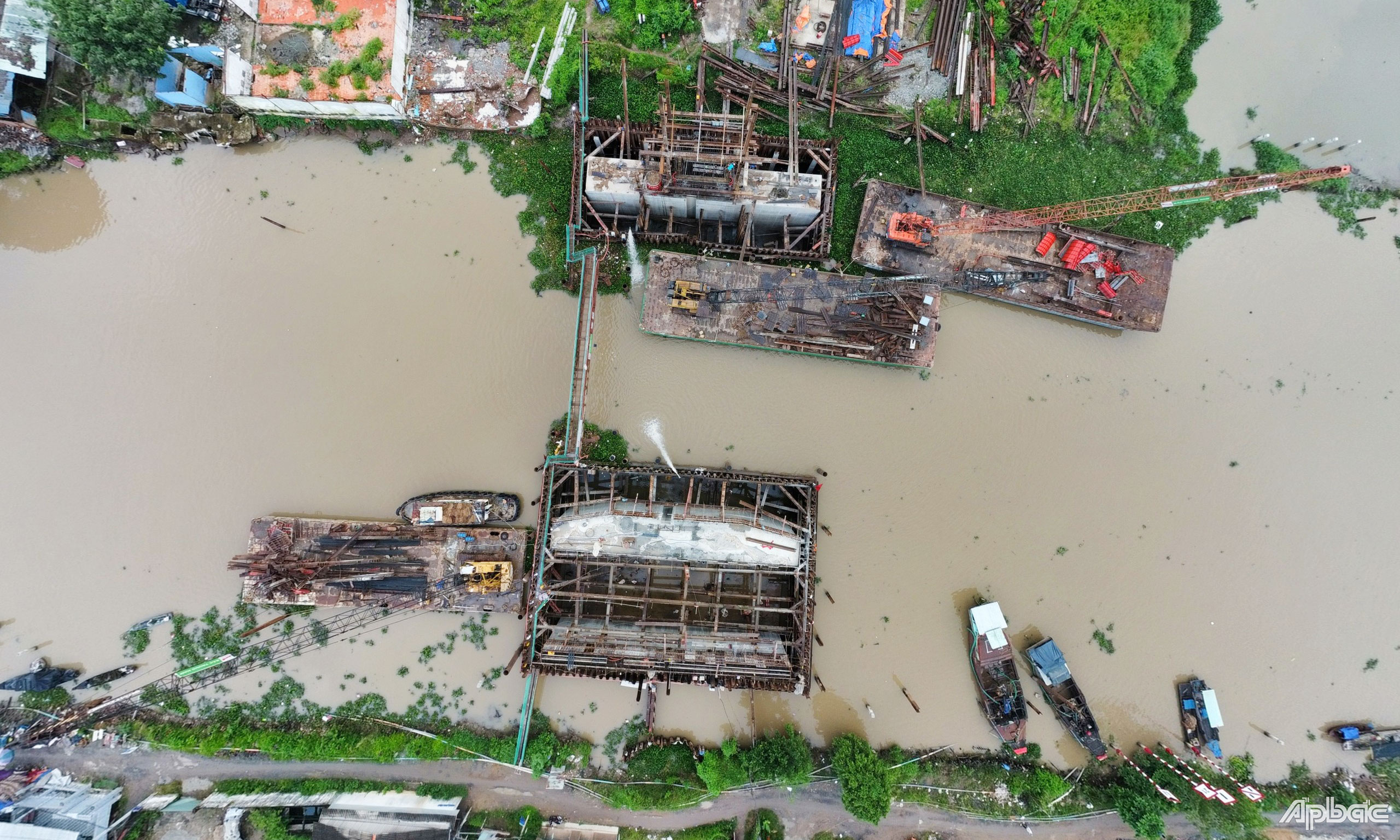 Tiền Giang đã lên phương án để ứng phó xâm nhập mặn tại các cửa sông lớn ra sông Tiền.