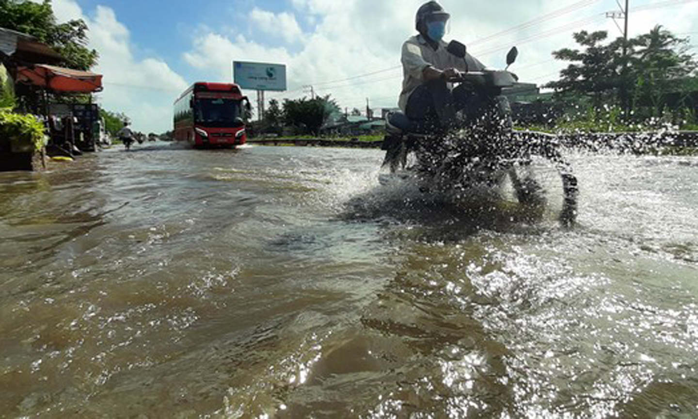 Nhiều nơi ở Nam bộ có nguy cơ ngập triều cường kỳ này.