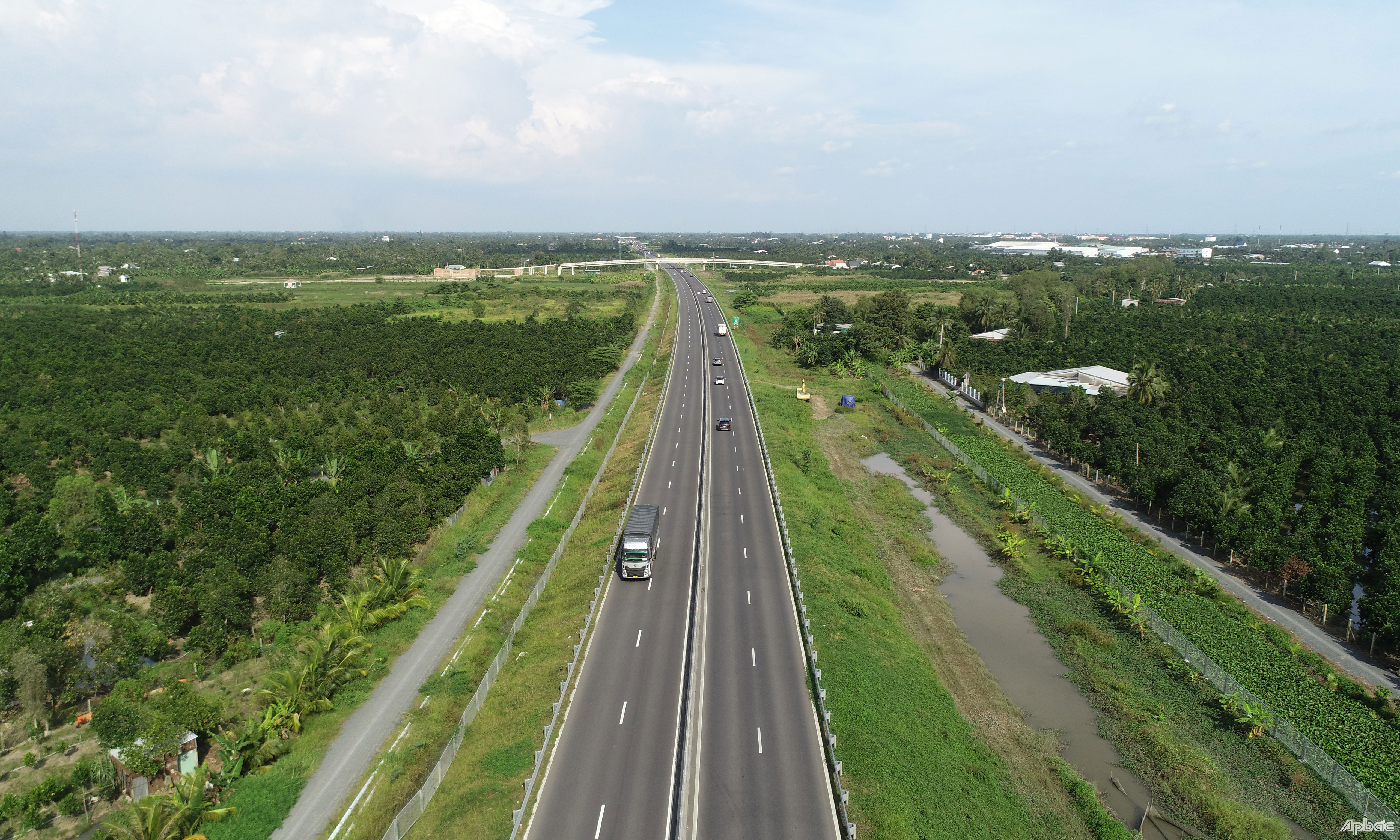 Dự án kết nối với cao tốc Trung Lương - Mỹ Thuận.