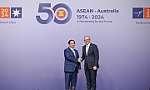 Welcome ceremony held for heads of delegations to ASEAN-Australia Special Summit