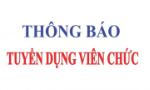 Thông báo tuyển dụng