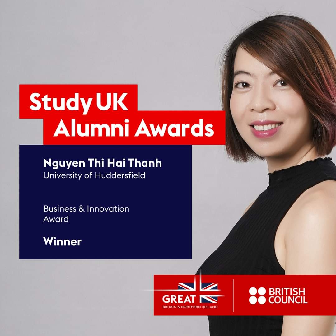 Nguyễn Thị Hải Thanh, cựu sinh viên trường University of Huddersfield. Ảnh: Hội đồng Anh