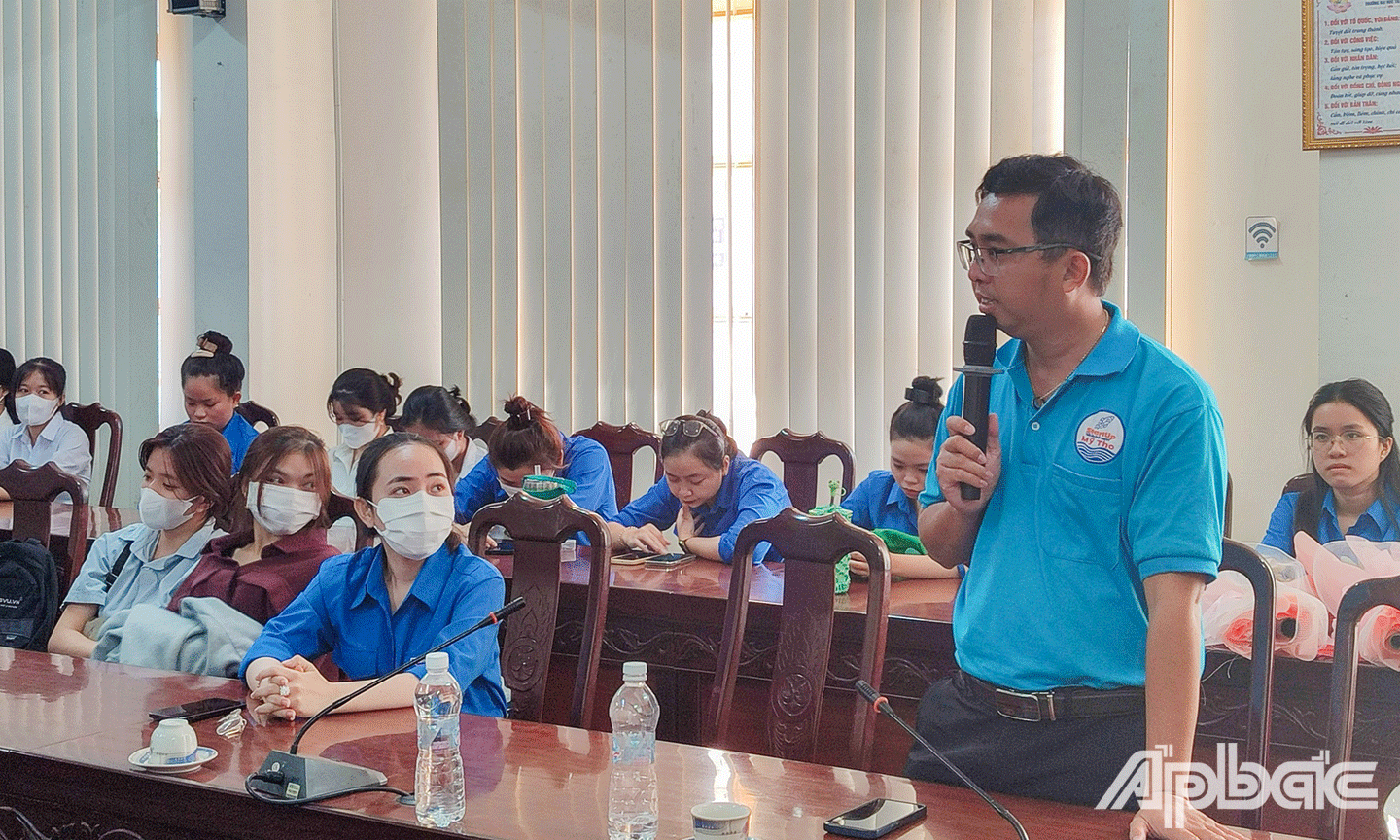 anh Lê Vương Quốc Hùng_Giám đốc Công ty TNHH Sản xuất Thương mại dịch vụ Thừa Thiên Dược Thành chia sẻ