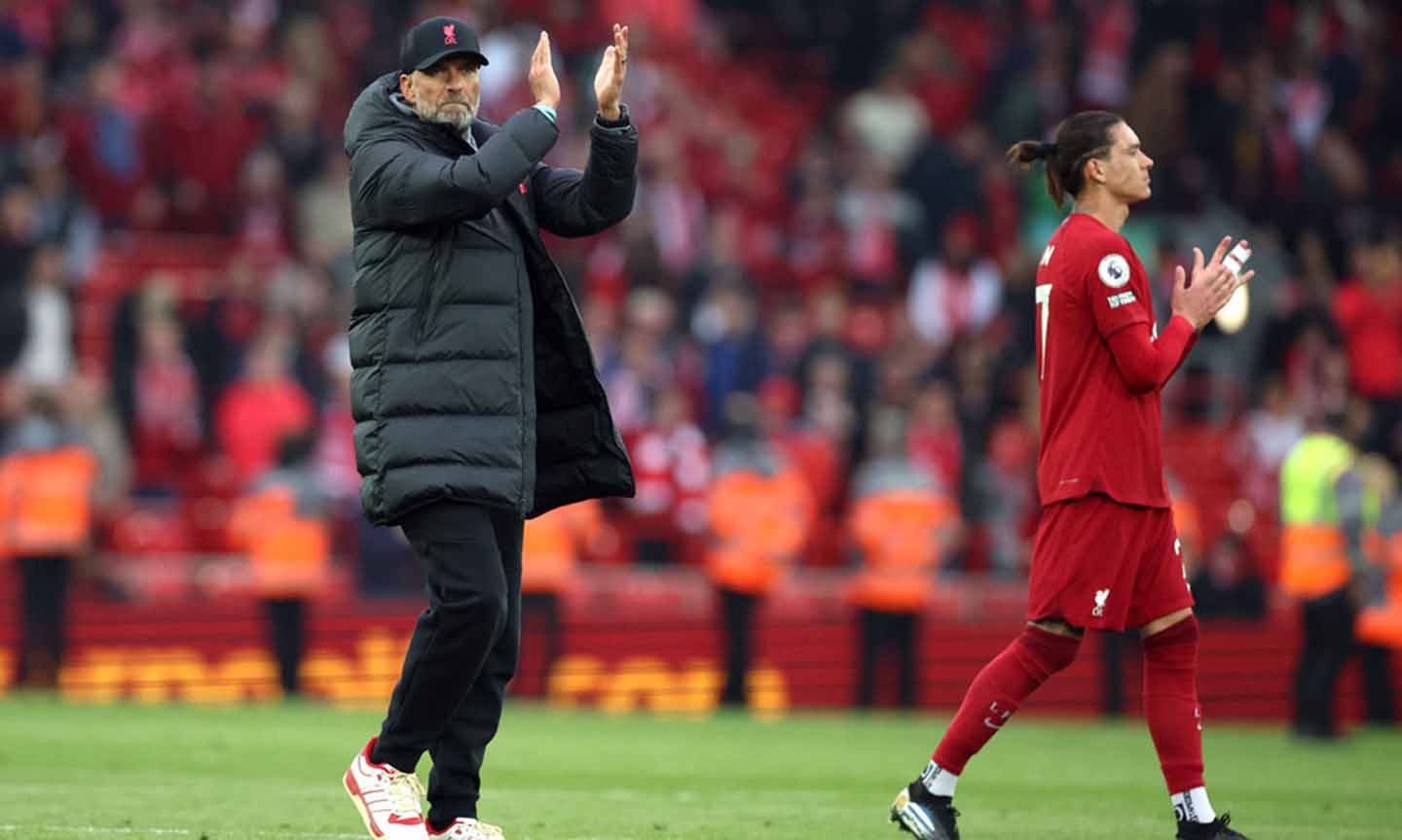 Jurgen Klopp đang gặp nhiều thử thách ở chặng cuối cùng cùng Liverpool tại Premier League. Ảnh: Vietnmanet.vn