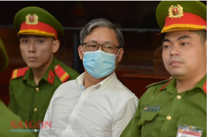 Bị cáo Nguyễn Cao Trí tại tòa chiều 11-4. Ảnh: CAO THĂNG