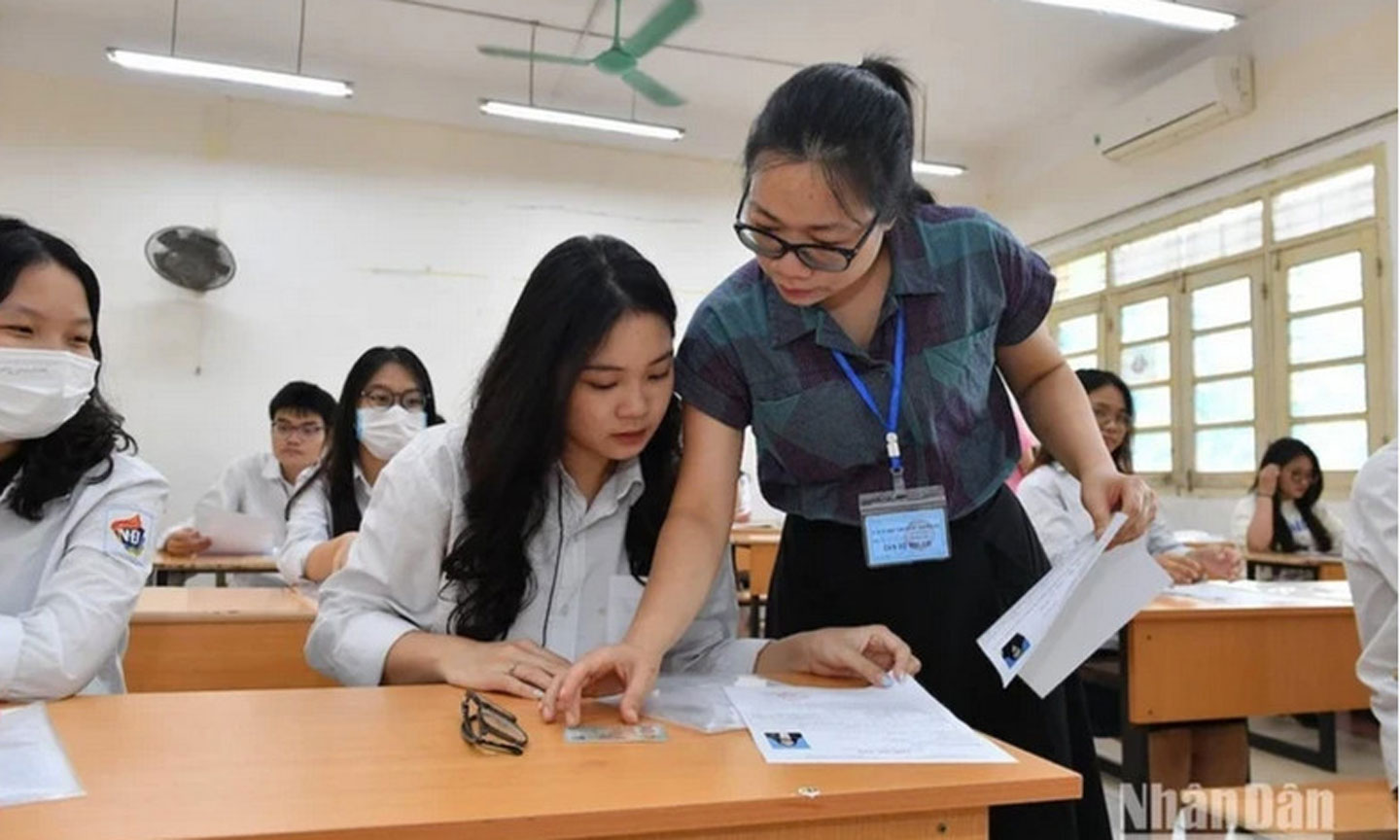 Tại kỳ thi tốt nghiệp THPT (Ảnh: THÀNH ĐẠT)