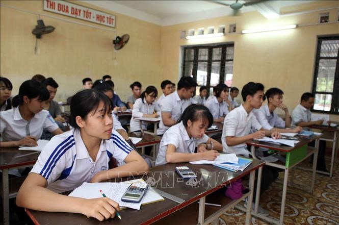 ông khai, minh bạch các khoản thu trong lĩnh vực giáo dục - đào tạo. Ảnh minh hoạ: Phạm Kiên - TTXVN