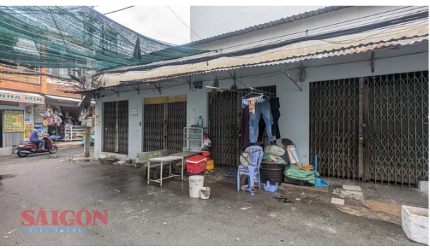 Khu vực nơi xảy ra vụ án.