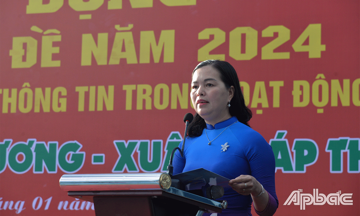 Đồng chí Nguyễn Thị Kim Phượng.