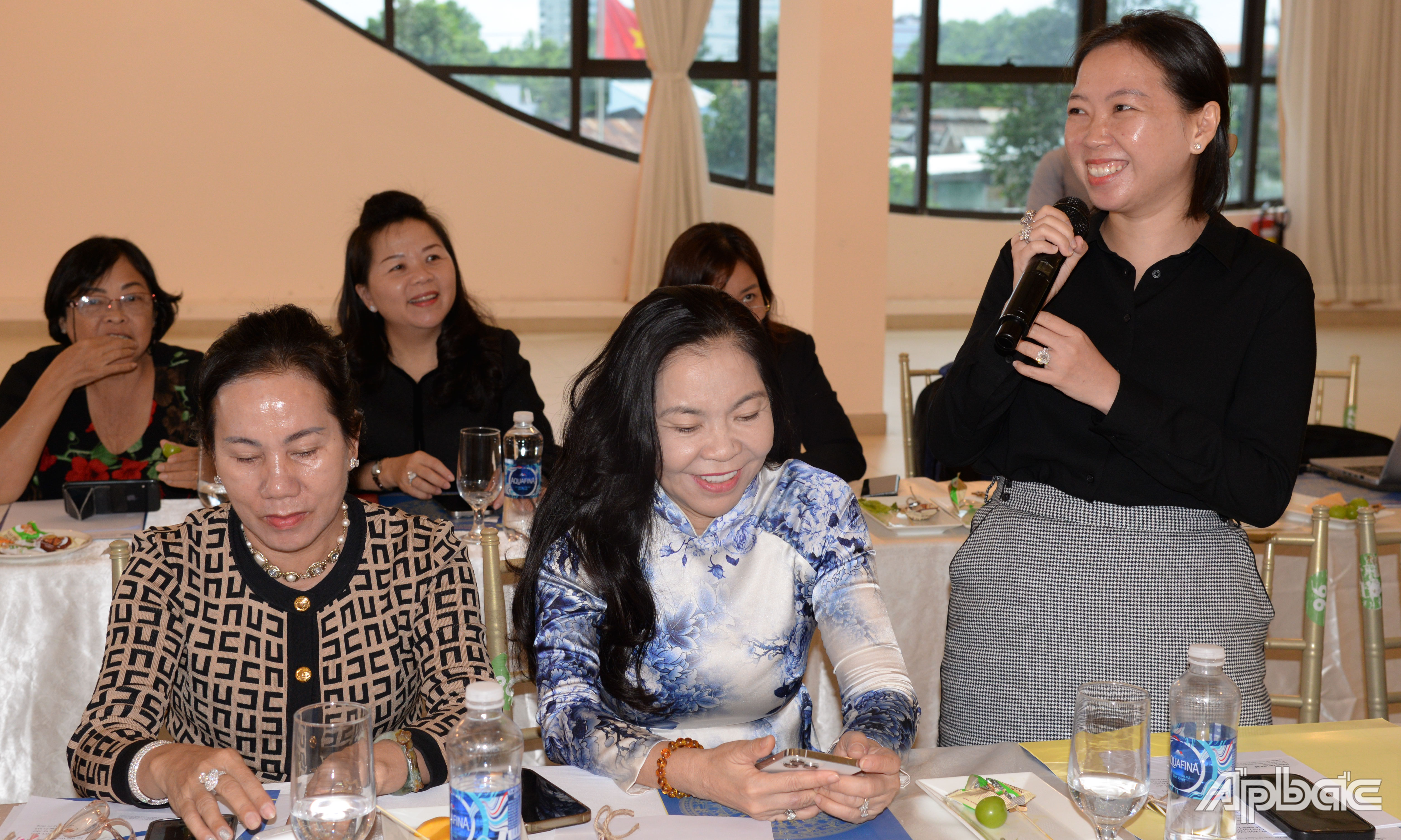 DN Tiền Giang phát biểu ý kiến.