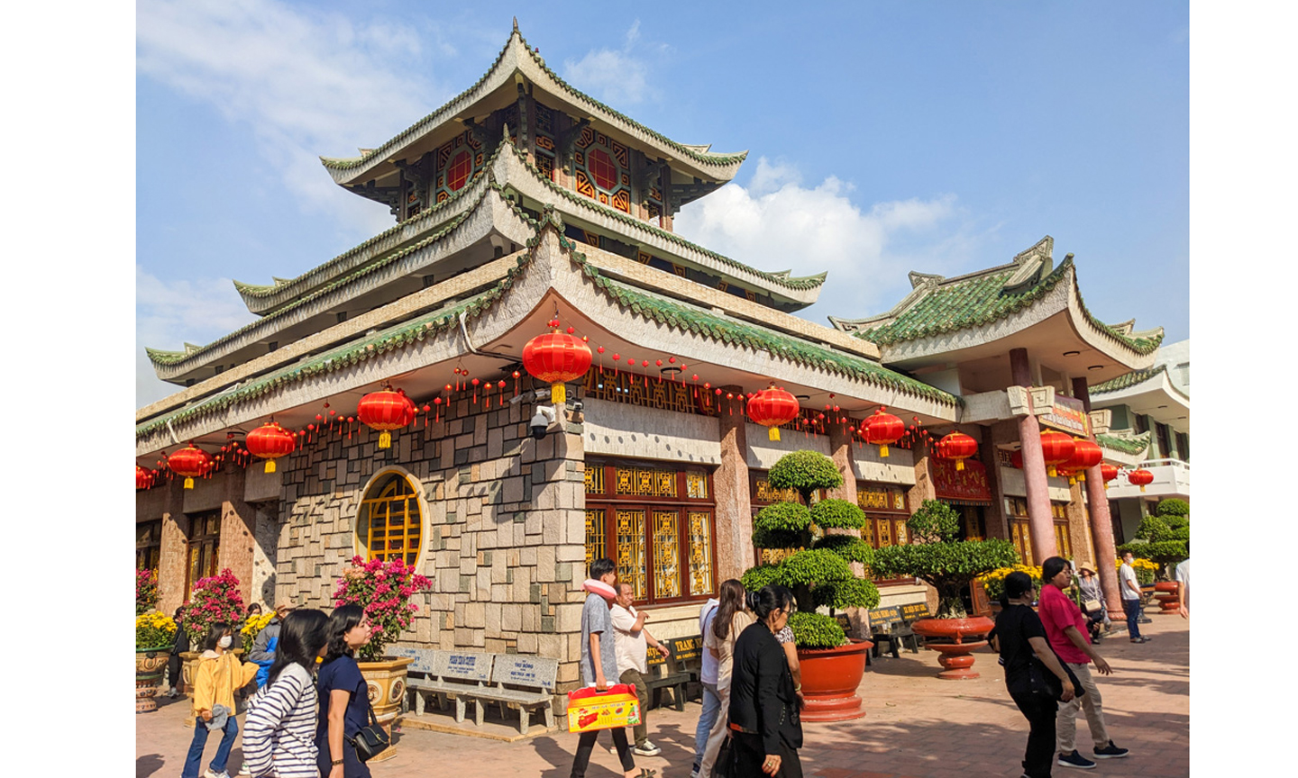 Di tích Miếu Bà Chúa Xứ ở Châu Đốc, An Giang.