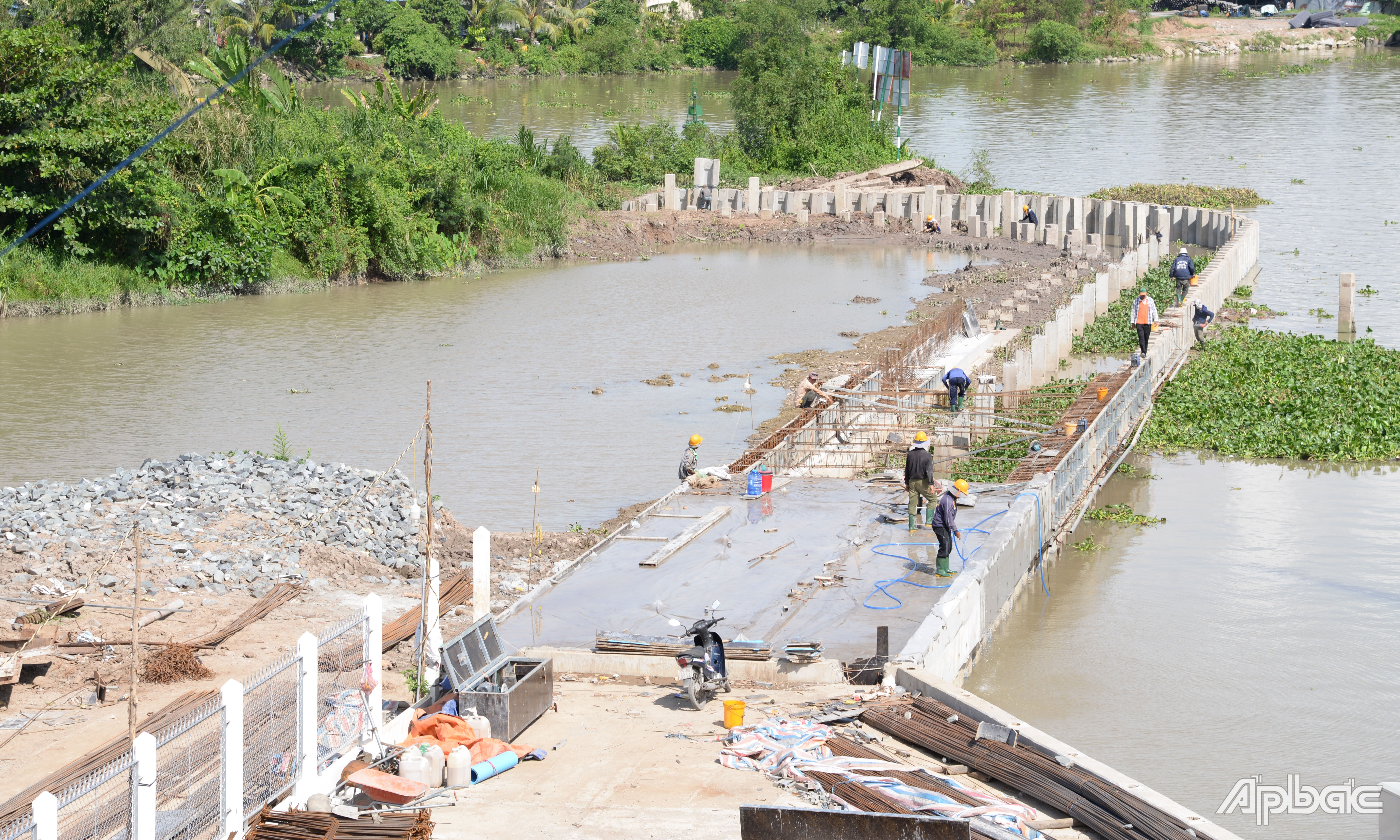 Nhà thầu đang tập trung hoàn thành các hạng mục còn lại.