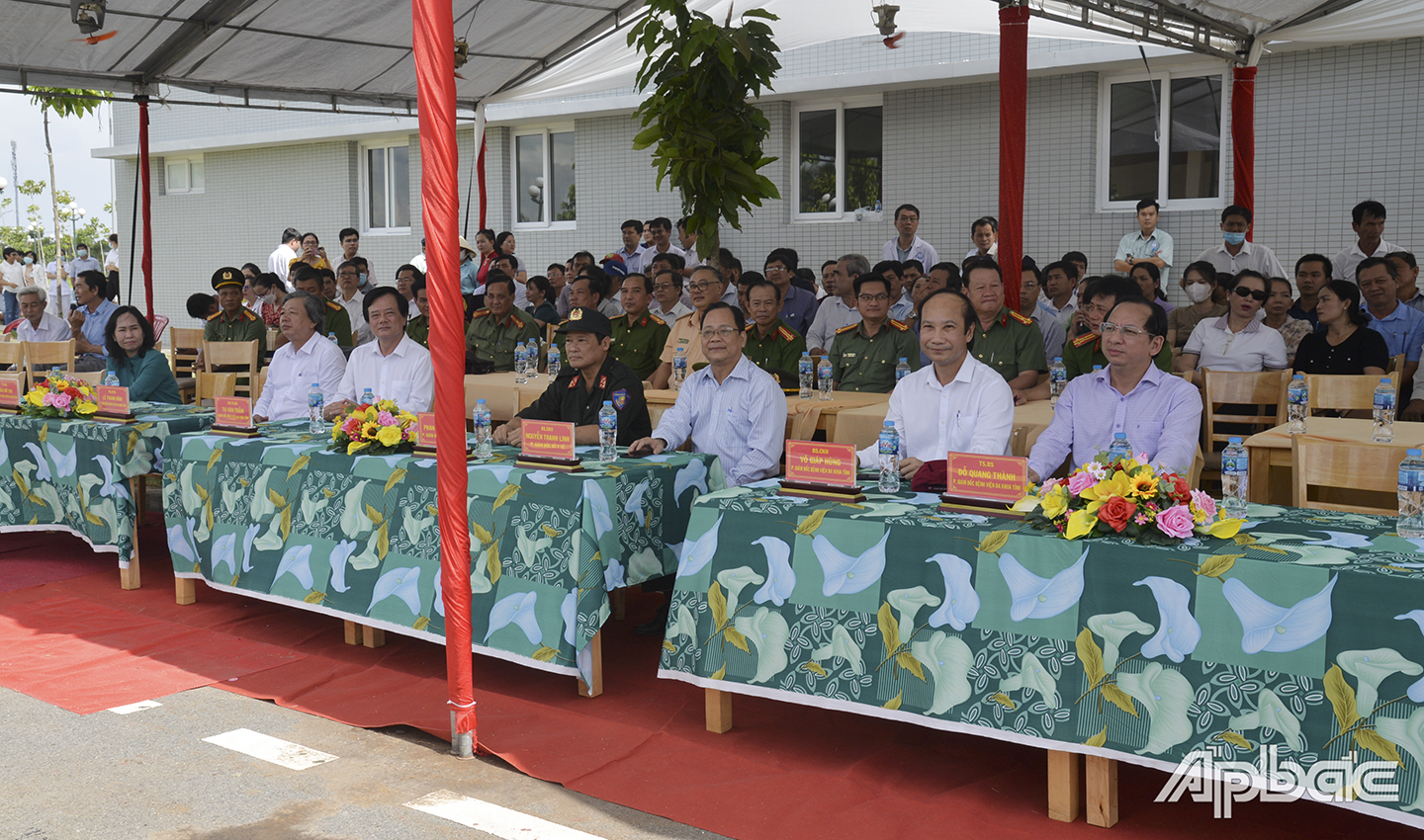 Đại biểu tham dự buổi diễn tập