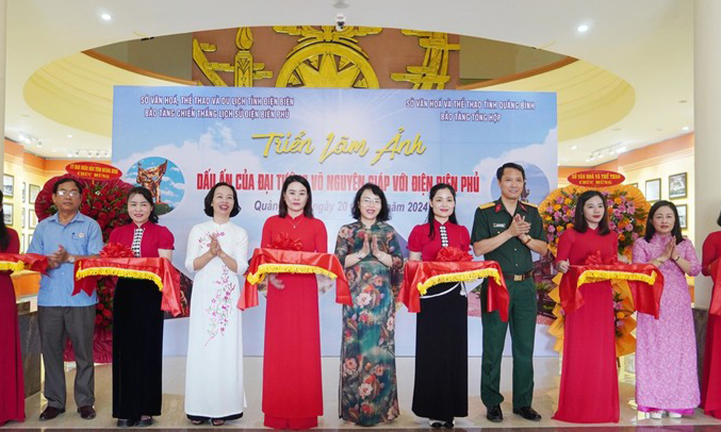 The photo exhibition “The Imprint of General Vo Nguyen Giap on Dien Bien Phu” opens in Quang Binh province on August 20 (Photo: baoquangbinh).