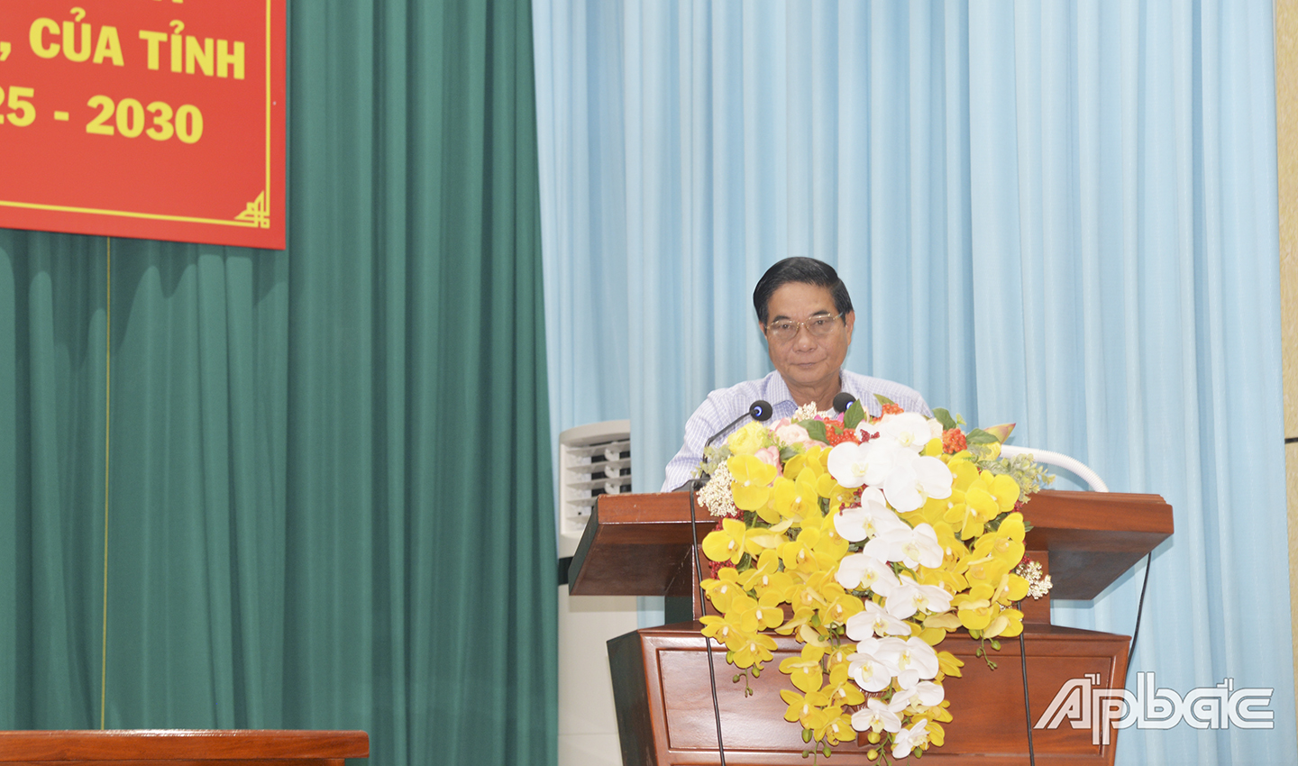Đồng chí Nguyễn Văn Nhã, Ủy viên Ban Thường vụ, Trưởng Ban tổ chức Tỉnh ủy triển khai Kế hoạch 163