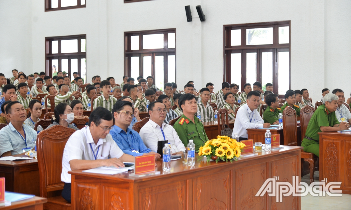 Đại biểu dự Hội nghị gia đình phạm nhân lần thứ XIV.