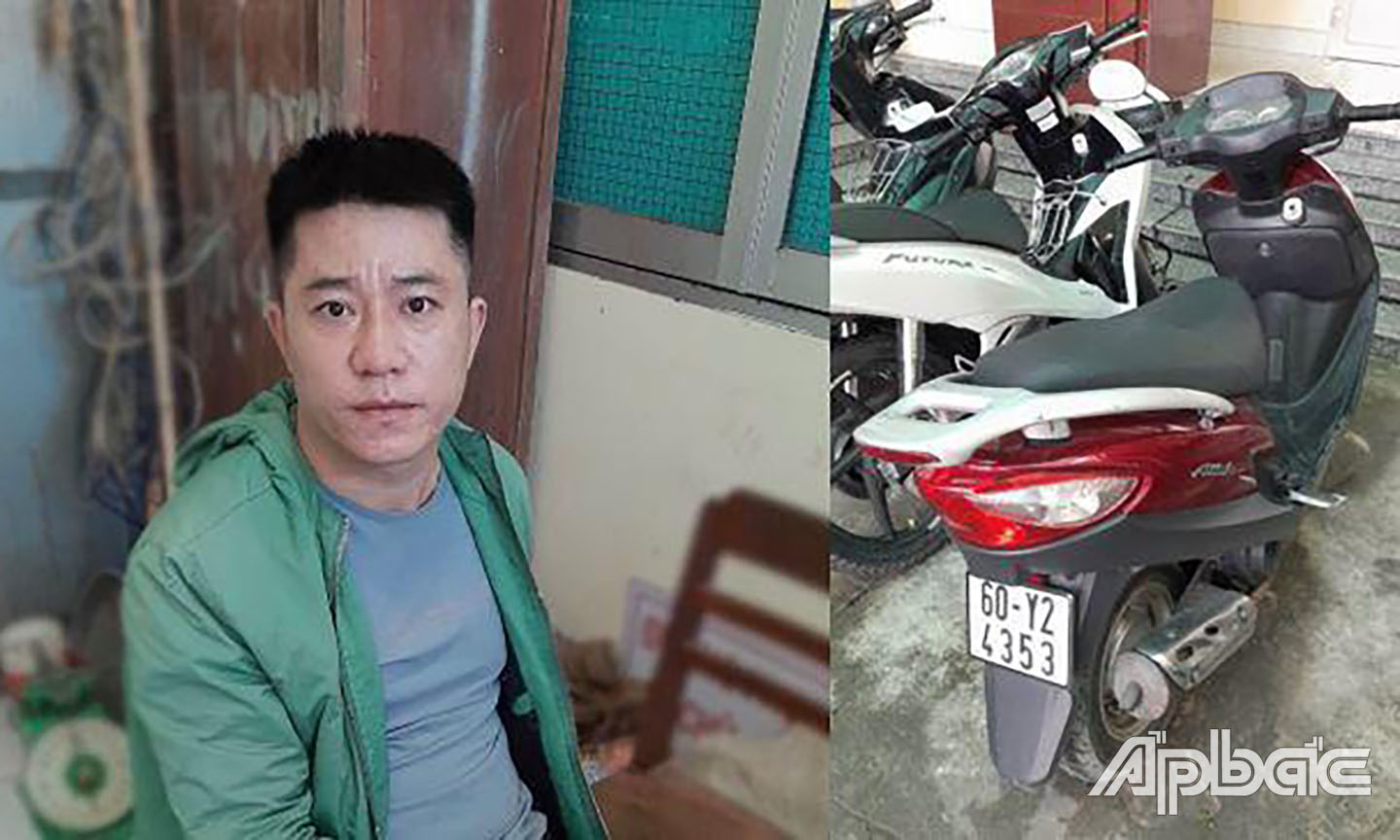 Đối tượng Nguyễn Văn Dũng cùng tang vật sử dụng trộm cắp tài sản. Ảnh Công an cung cấp