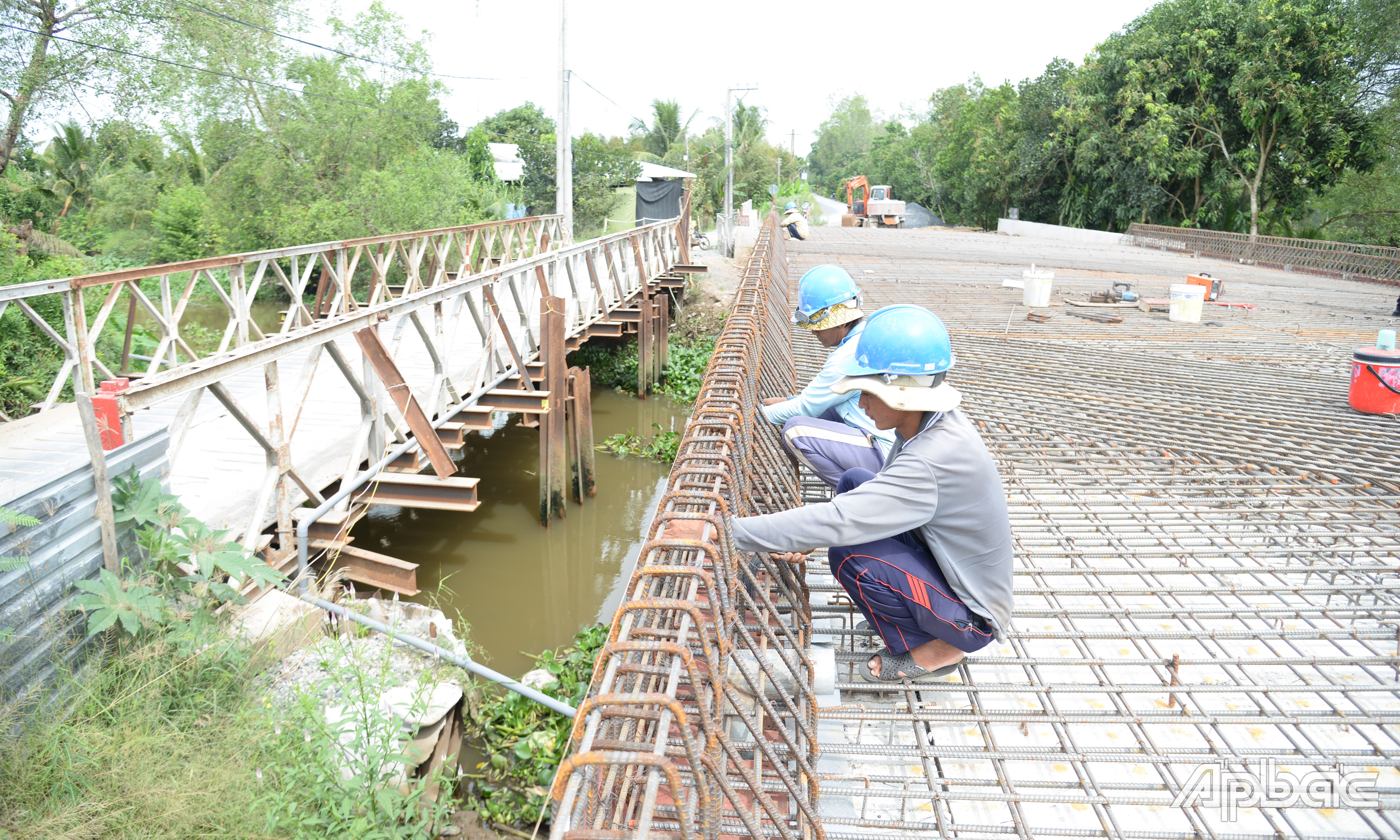 Nhà thầu đang tập trung đẩy nhanh tiến độ gói thầu.