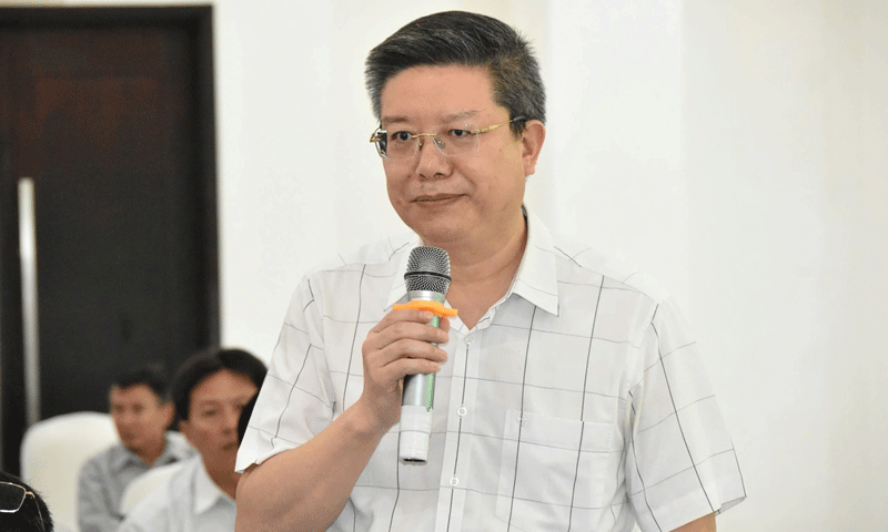 Ông Lê Thanh Hòa, Phó Cục trưởng Cục Chất lượng, Chế biến và Phát triển thị trường, nêu nhận định tại Diễn đàn “Kết nối sản xuất và tiêu thụ sản phẩm dừa” (Ảnh: PV) 