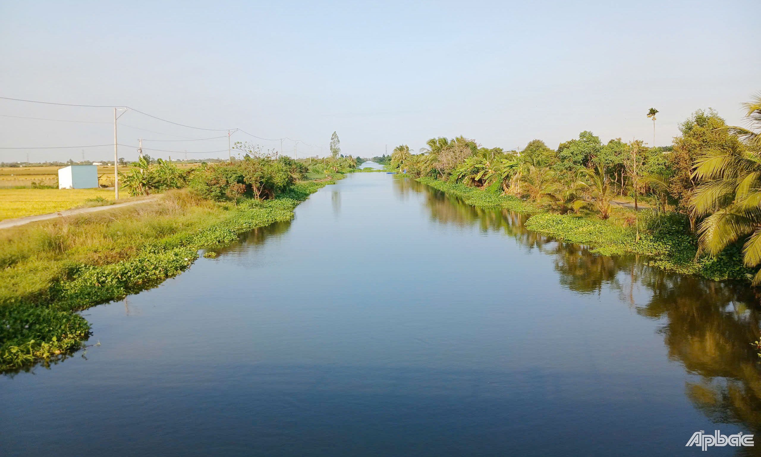 Mực nước tại tuyến kinh 14.
