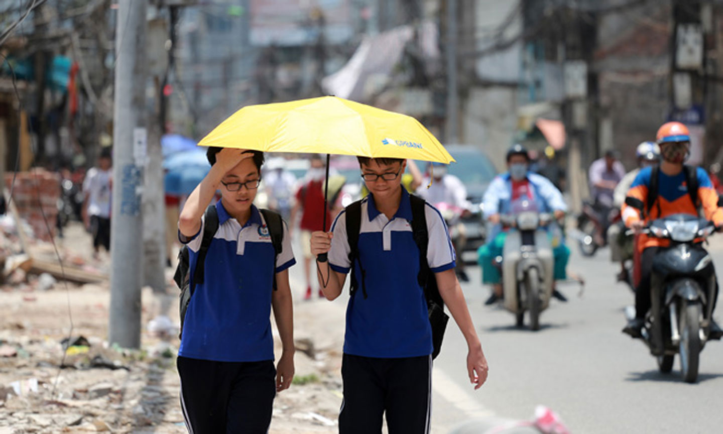 Nam Bộ nắng nóng gay gắt.