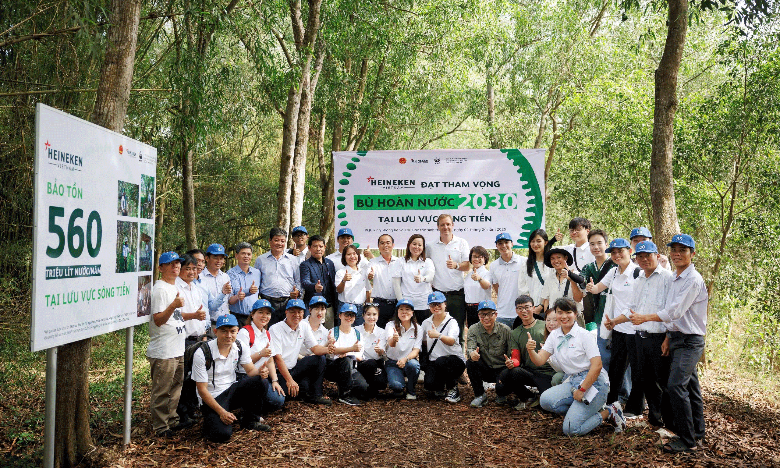 Với sự chung tay và nỗ lực của nhiều bên, HEINEKEN Việt Nam đã đạt tham vọng cân bằng nước năm 2030 tại lưu vực sông Tiền sớm 5 năm