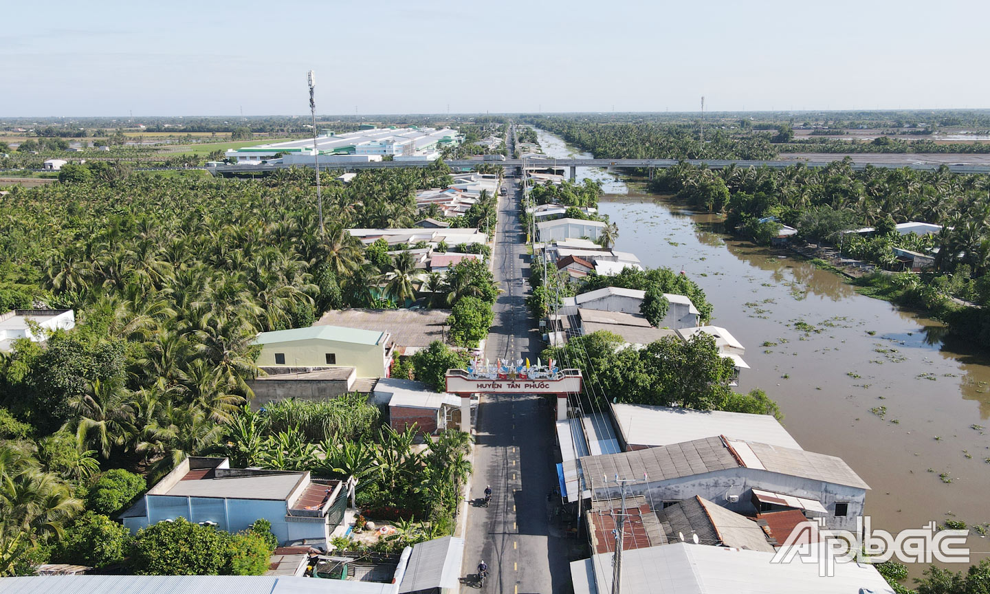  Huyện Tân Phước được công nhận đạt chuẩn NTM năm 2024.
