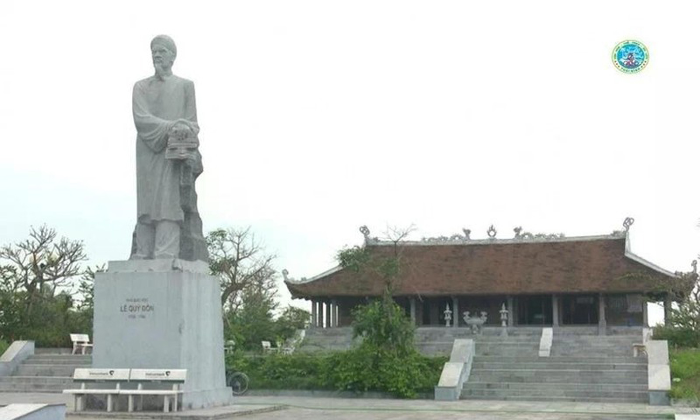 The memorial area of cultural celebrity Le Quy Don in Hung Ha district, Thai Binh province. (Photo: the Thai Binh Department of Culture, Sports and Tourism).