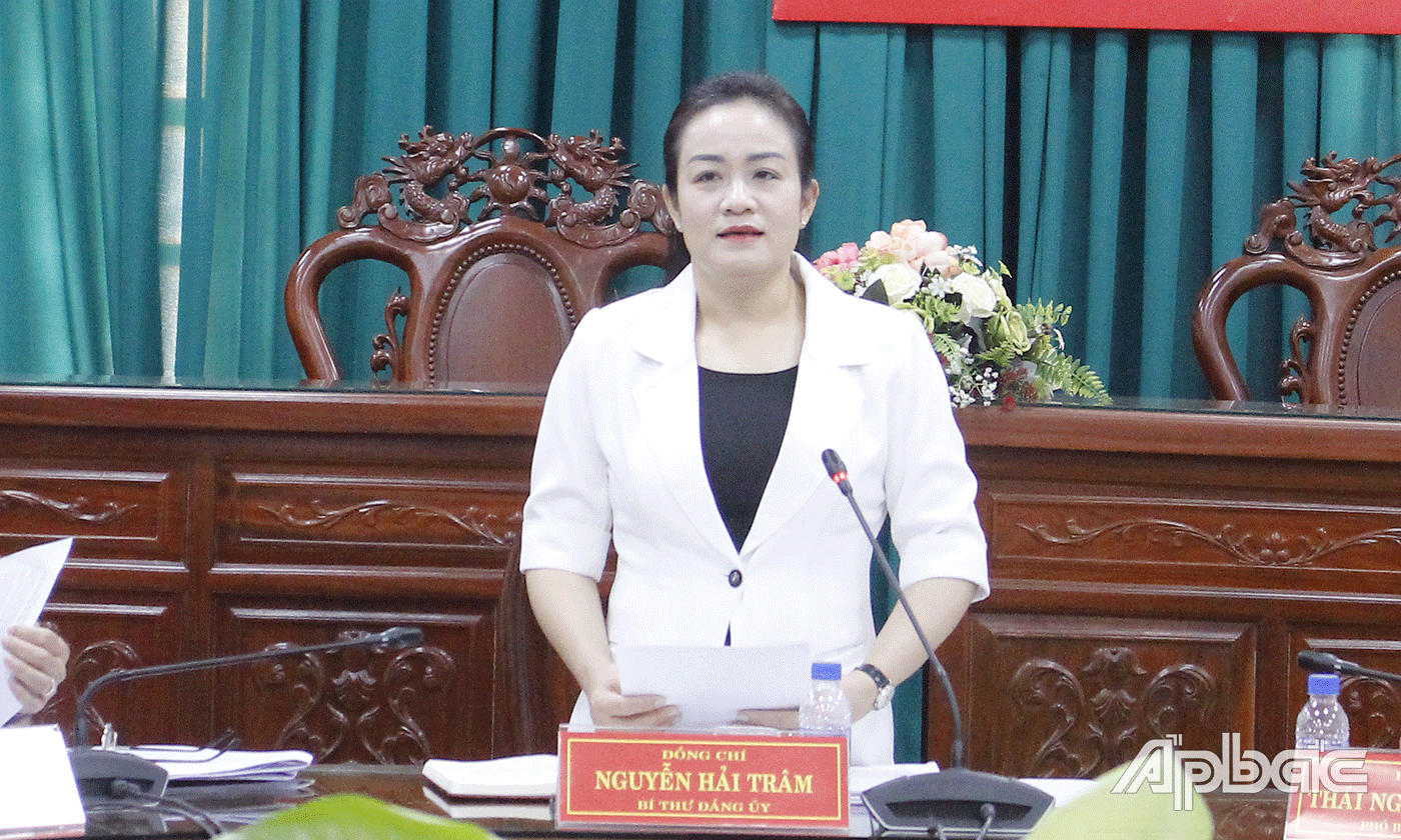 Nguyễn Hải Trâm, Phó Bí thư Thường trực Tỉnh ủy, Bí thư Đảng ủy Các cơ quan Đảng tỉnh