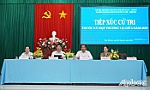 Tiền Giang: Đại biểu HĐND tỉnh, thành phố, huyện tiếp xúc cử tri