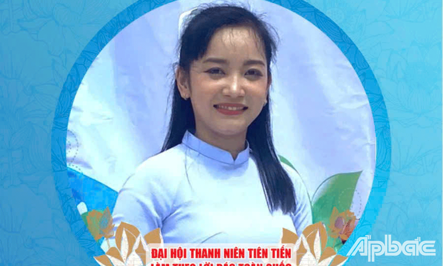 Em Nguyễn Thị Kim Thủy Phó Bí thư Đoàn trường THCS và THPT Tân Thới, tỉnh Tiền Giang