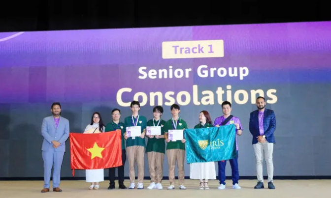 Học sinh Trường Tiểu học, THCS và THPT IRIS (Thái Nguyên) đạt Giải Khuyến khích ở bảng thi THPT.