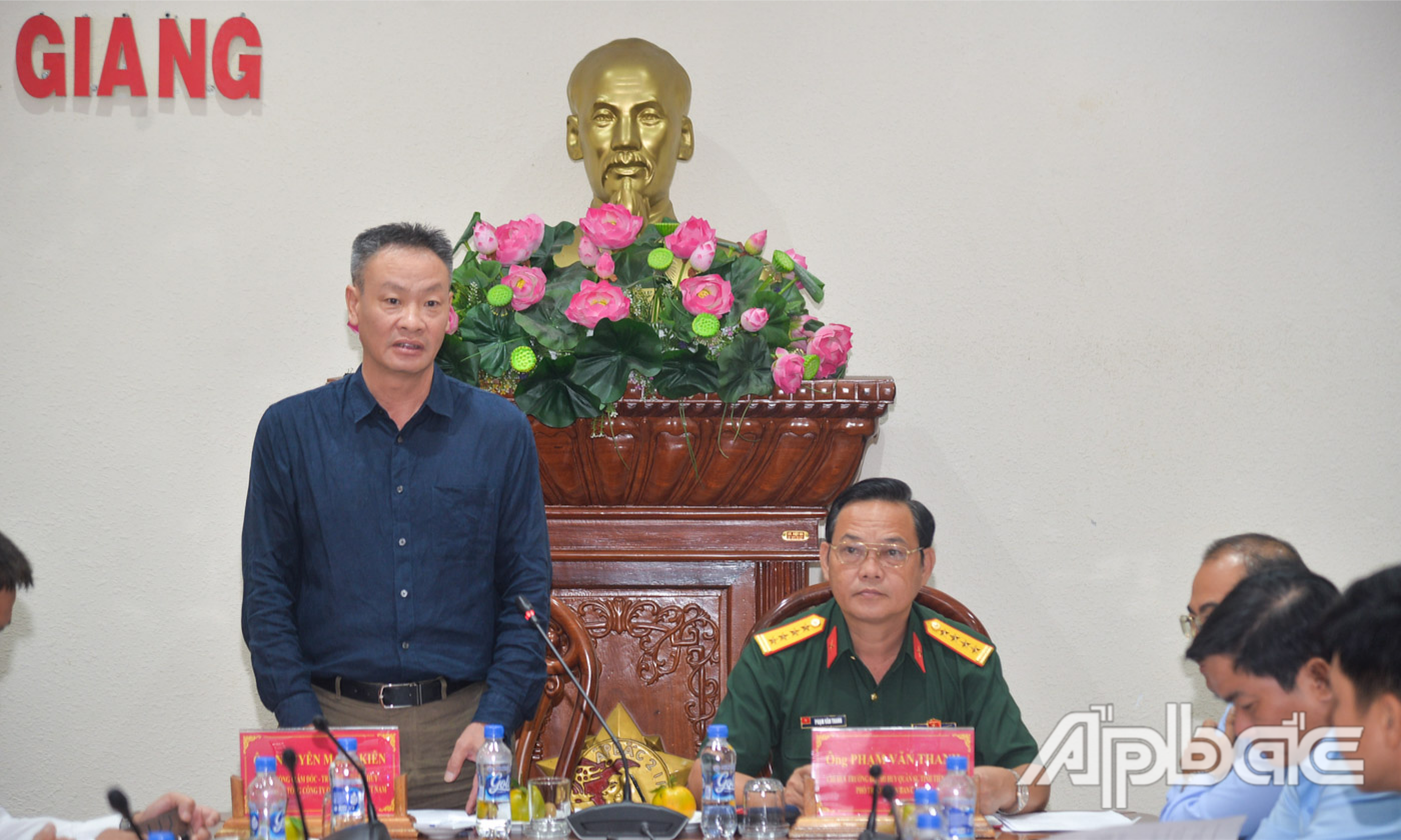 Ông Nguyễn Mạnh Kiên, Phó Tổng Giám đốc Tổng Công ty Quản lý bay Việt Nam phát biểu tại hội nghị ký kết.