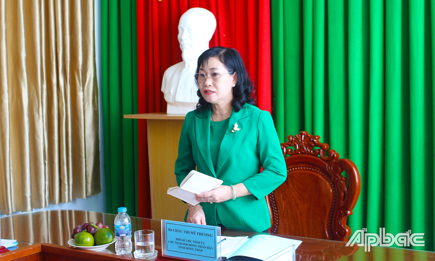 Đồng chí Châu Thị Mỹ Phương 
