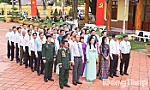 Lãnh đạo tỉnh, phường Long Thuận viếng Đền thờ Liệt sĩ phường