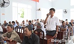 Cử tri xã Mỹ Tịnh An kiến nghị nhiều vấn đề dân sinh
