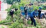 Rực rỡ sắc xanh tình nguyện sinh viên Đại học Cần Thơ tại xã Long Tiên