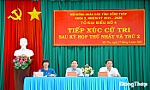 Đồng chí Phan Văn Thắng tiếp xúc cử tri phường Mỹ Tho