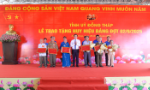 Tỉnh ủy Đồng Tháp tổ chức Lễ trao tặng Huy hiệu Đảng dịp 2-9
