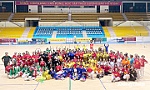 Biểu diễn thể dục dưỡng sinh nhân kỷ niệm 80 năm Cách mạng tháng Tám và Quốc khánh 2-9