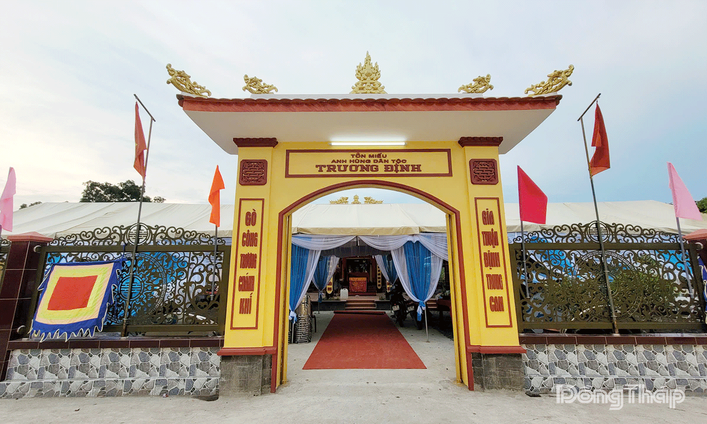 Tân Đông: Khánh thành Miếu thờ Anh hùng dân tộc Trương Định